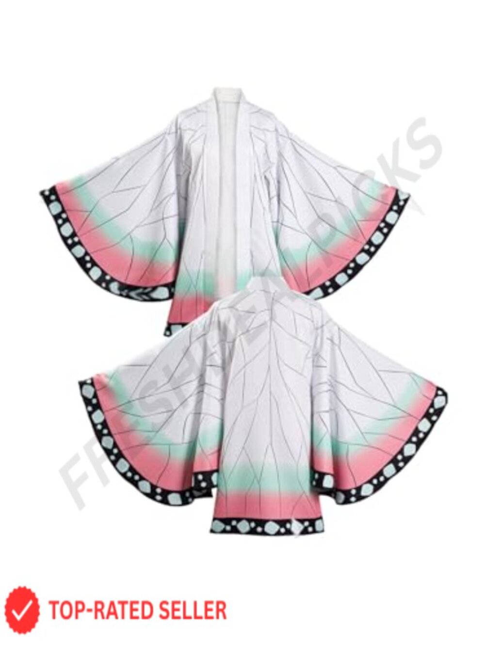 Anime Cosplay Kimono Cape Cardigan Robe Polyester Men Women Halloween